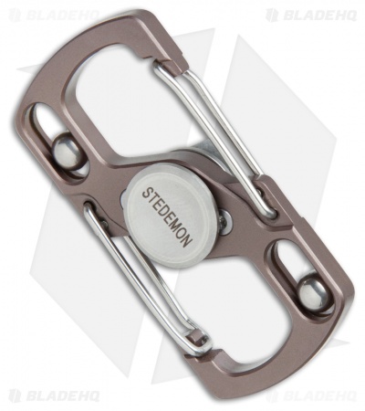 Stedemon Z05 Titanium Carabiner Fidget Spinner (Bronze)