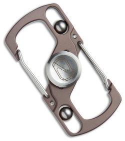 Stedemon Z05 Titanium Carabiner Fidget Spinner (Bronze)