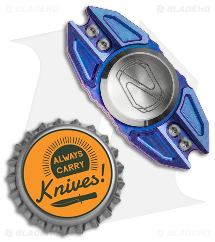 Stedemon Z02 Titanium Fidget Spinner (Blue)