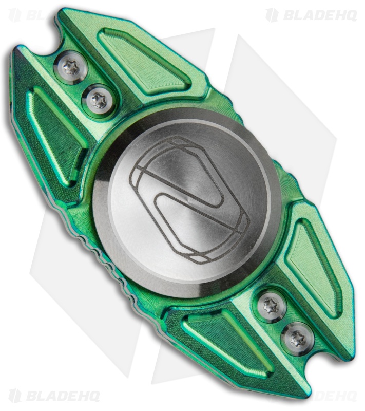 Stedemon Z02 Titanium Fidget Spinner (Green) Blade HQ