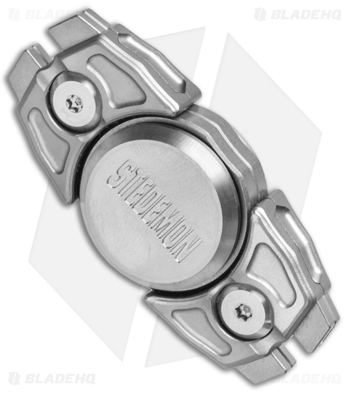 Stedemon Z07 Two Leaves Fidget Spinner Titanium (Bead Blast) Blade HQ