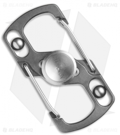 Stedemon Z05 Titanium Carabiner Fidget Spinner (Stonewash)