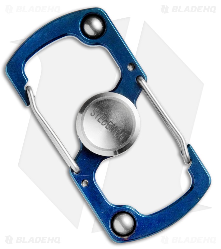 satorin⭐︎mumon Stedemon Z06 Stainless Steel Carabiner Fidget Spinner (Blue