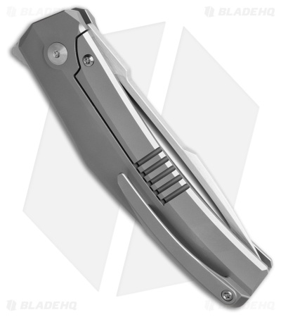 Tashi Bharucha + Lee Williams Large Krypton Knife BB Ti/Red FC (3.6" Satin)