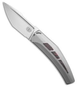Tashi Bharucha + Lee Williams Large Krypton Knife BB Ti/Red FC (3.6" Satin)