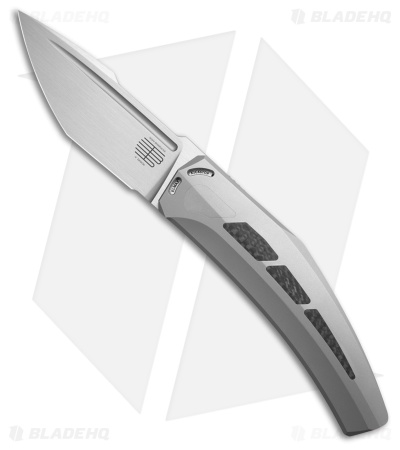Tashi Bharucha + Lee Williams Large Krypton Knife BB Ti/CF (3.6" Satin)
