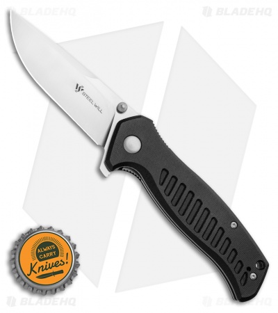 Steel Will Knives Barghest Liner Lock Knife Black G10 (3.5" Satin ) F37M-01