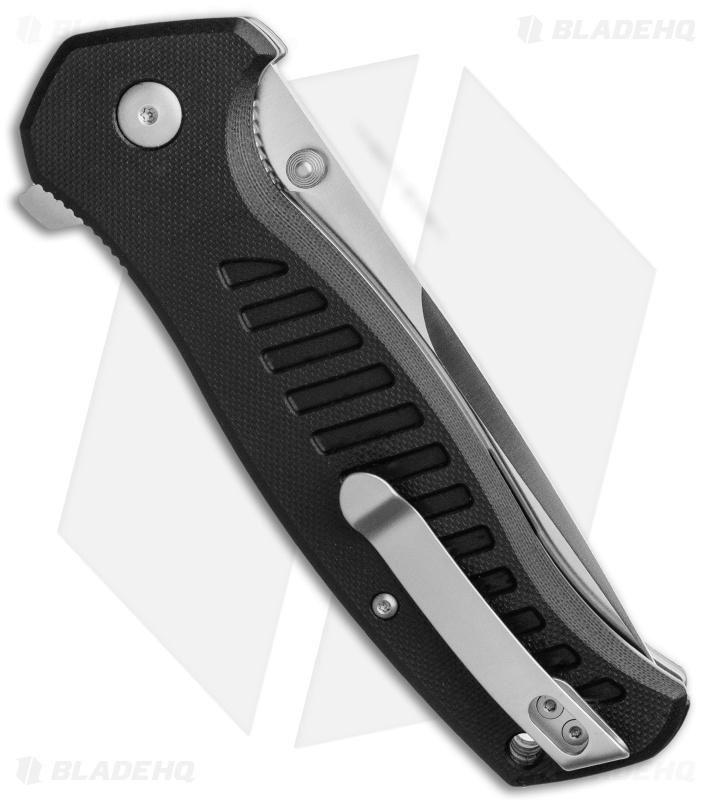 Steel Will Large Barghest Liner Lock Knife Black G-10 (4" Satin) F37-01