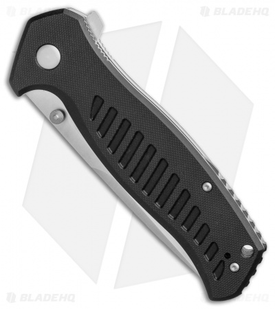 Steel Will Large Barghest Liner Lock Knife Black G-10 (4" Satin) F37-01