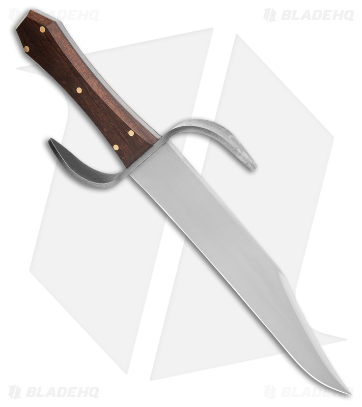 Svord Coffin Handle S-Guard Bowie Knife Queen Ebony (9.5" Satin)