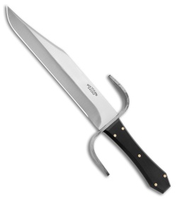 Svord Coffin Handle S-Guard Fixed Blade Bowie Knife Black Lucite (9.5&quot; Satin) | 223190