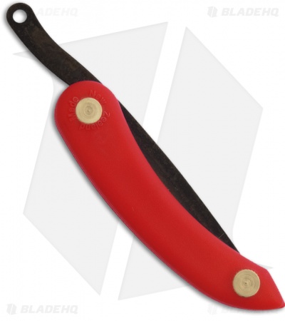 Svord Mini Peasant Knife Friction Folder Red (2.5" Satin)