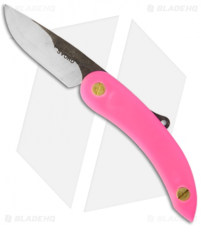 Svord Peasant Knife Friction Folder Pink (3.25" Satin)