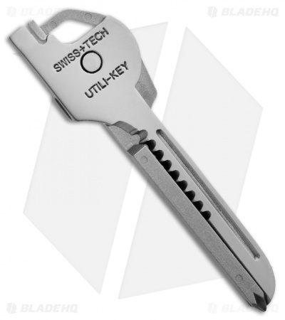 Swiss Tech Utili-Key 6-in-1 Stainless Steel Keychain Multi-Tool