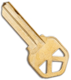 Tactikey KW1 Sharpened Key Brass