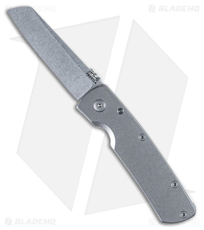 Tactile Knife Co. Mariner 2 Liner Lock Knife Stonewash Titanium (3" SW MagnaCut)