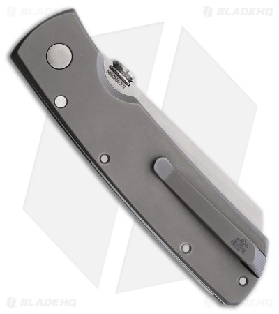 Tactile Knife Co. Mariner 2 Liner Lock Knife Stonewash Titanium (3" SW MagnaCut)