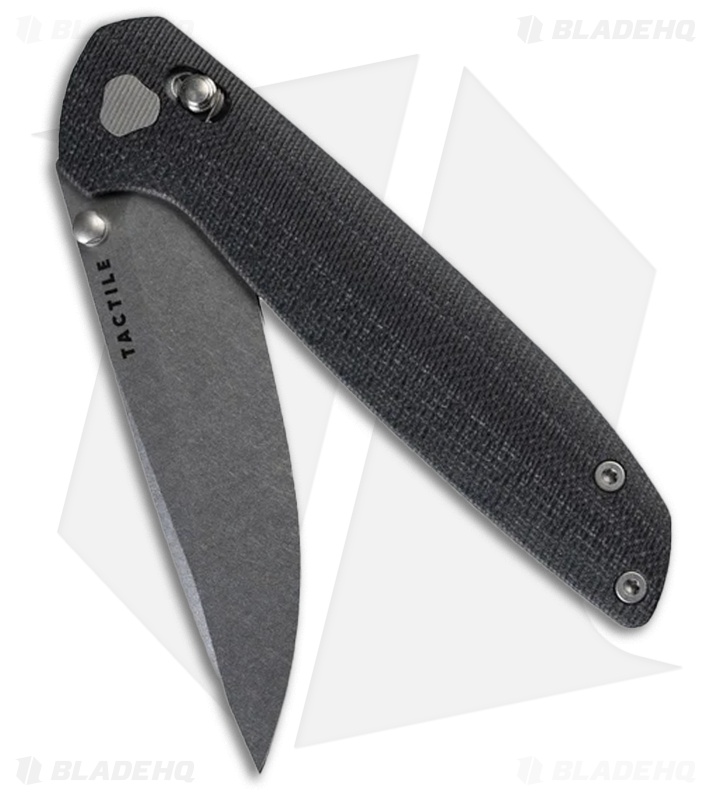 Tactile Knife Co. Maverick MagnaCut Crossbar Lock Knife Black G-10 (3.5" SW)