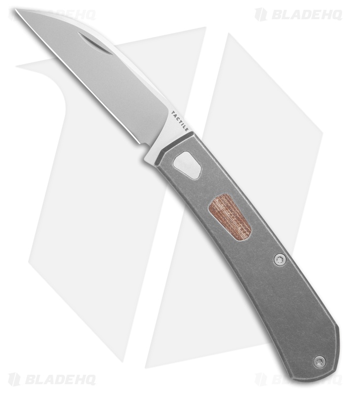 Tactile Knife Co. Ranger Slip Joint Wharncliffe Knife Ti/Micarta (3.15" SW) 