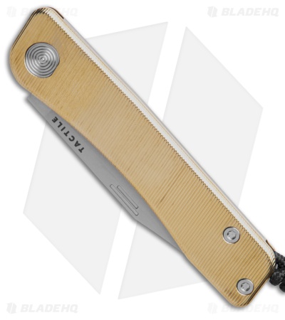 Tactile Knife Co. Bexar Slip Joint Knife Bronze Titanium (2.8" SW MagnaCut)