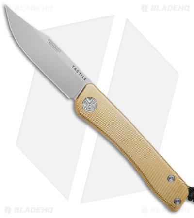 Tactile Knife Co. Bexar Slip Joint Knife Bronze Titanium (2.8" SW MagnaCut)