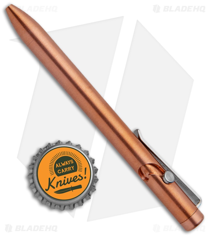 Tactile Turn Bolt-Action Short Pen Copper TT-5210 Blade HQ