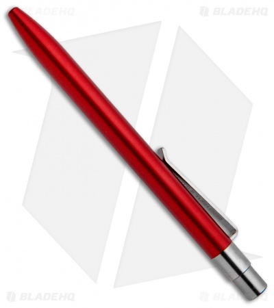 Tactile Turn Click Machined Pen - Red Aluminum TT-6045