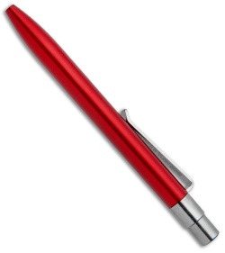 Tactile Turn Click Short Machined Pen - Red Aluminum TT-6046