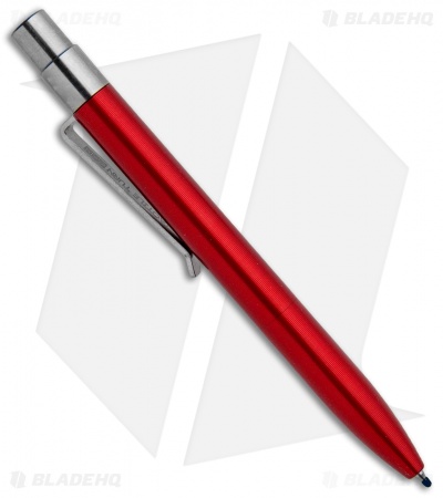 Tactile Turn Click Short Machined Pen - Red Aluminum TT-6046