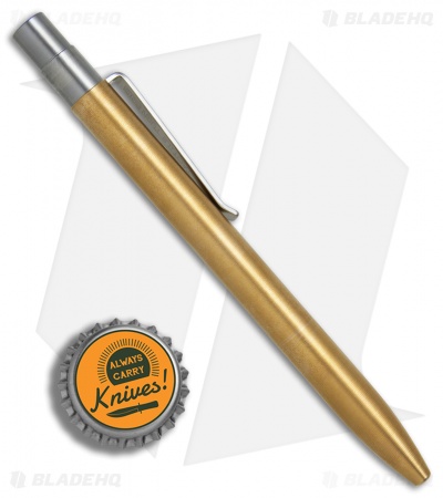 Tactile Turn Mover Machined Pen - Polished Brass TT-6031