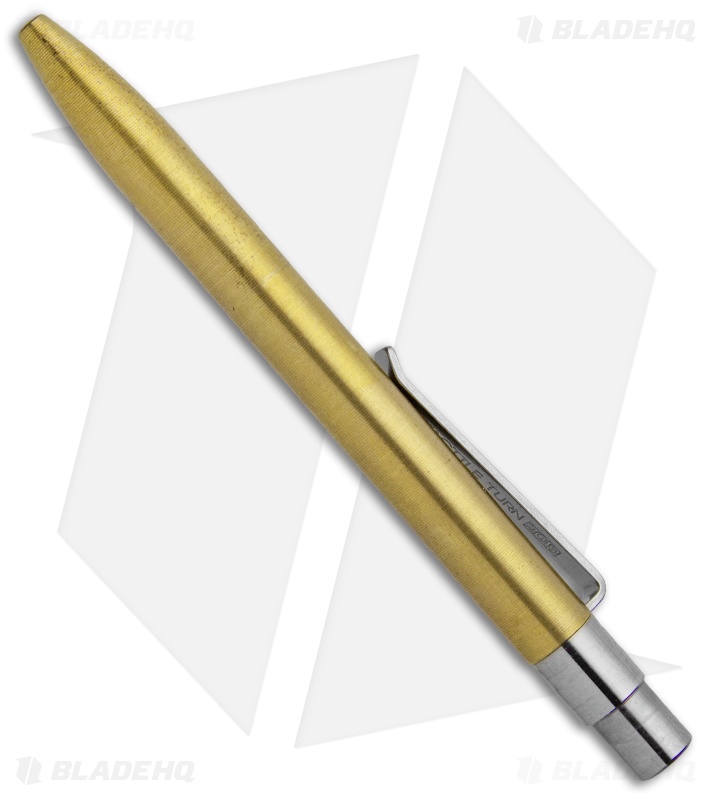 Tactile Turn Shaker Machined Pen - Polished Brass TT-6032