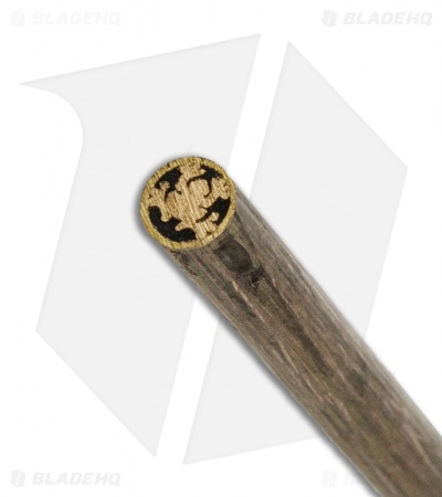 Tallen Brass Handle Pin w/ Frog Silhouette 