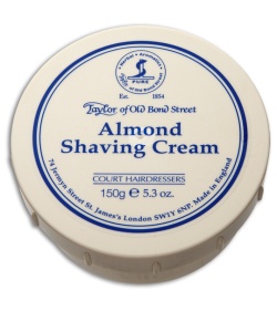 Taylor of Old Bond Street Almond Shaving Cream Bowl (150g) 01002