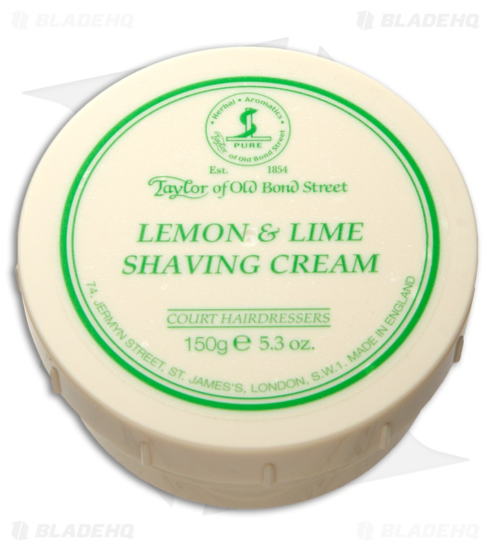 Taylor of Old Bond Street Lemon & Lime Shaving Cream Bowl (150g) 01005