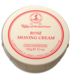 Taylor of Old Bond Street Rose Shaving Cream Bowl (150g) 01004