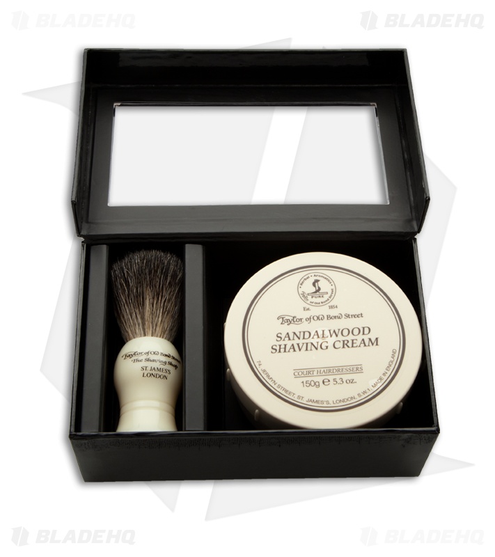 Taylor of Old Bond Street Pure Badger Brush & Sandalwood Shaving Cream