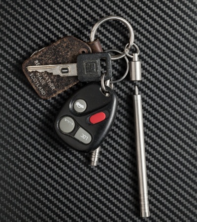 TEC Accessories PicoPen Ultimate Keychain Pen (Titanium)