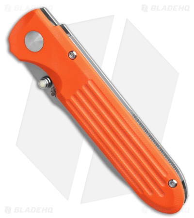Prometheus Design Werx Invictus Frame Lock Knife Orange G-10 (3.5" Magnacut)