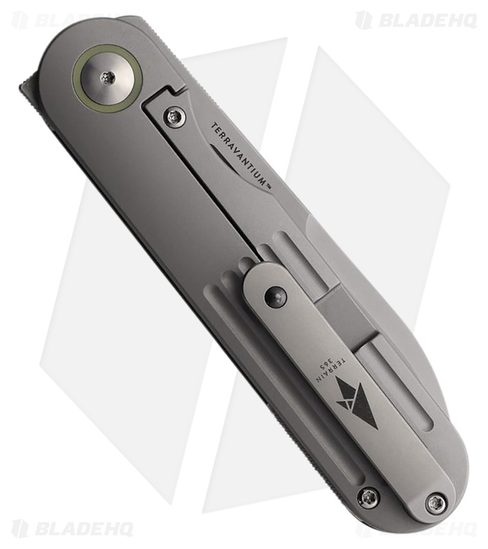 Terrain 365 Narwhal Frame Lock Knife Ti/Dark Matter Gold CF (3.5" Terravantium)