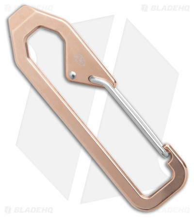 The James Brand Holcombe Carabiner - Rose Gold/Stainless