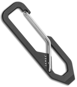 The James Brand Holcombe Carabiner - Black/Stainless