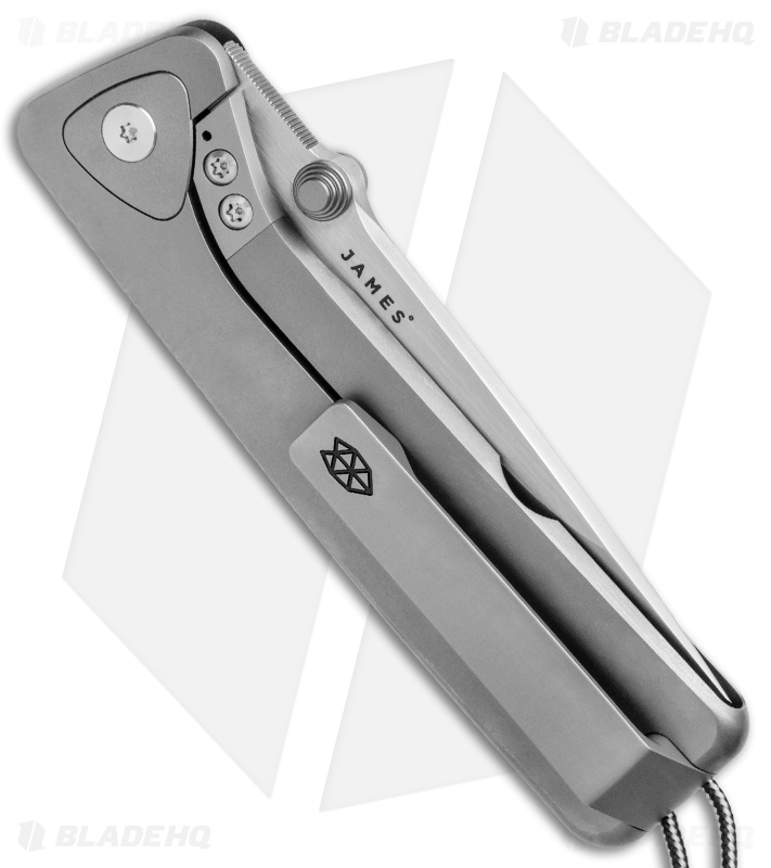 The James Brand The Barnes Limited Frame Lock Knife Ti/Green Micarta (3.5" Sat)