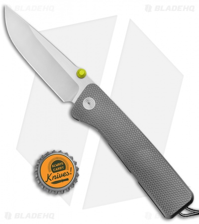 The James Brand The Barnes Frame Lock Knife Checkered Titanium (3.5" Two-Tone)