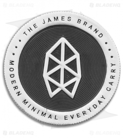 The James Brand The Barnes Frame Lock Knife Checkered Titanium (3.5" Two-Tone)