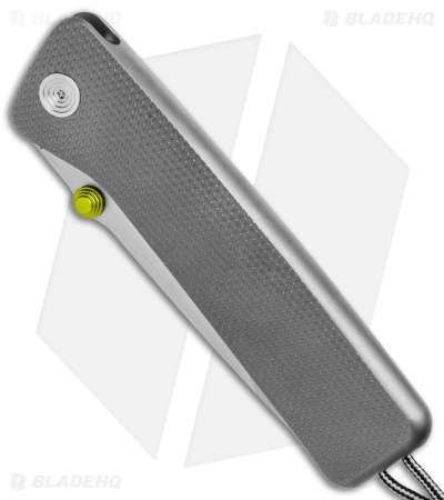 James Brand The Barnes Frame Lock Knife Checkered Titanium (3.5" Two-Tone)