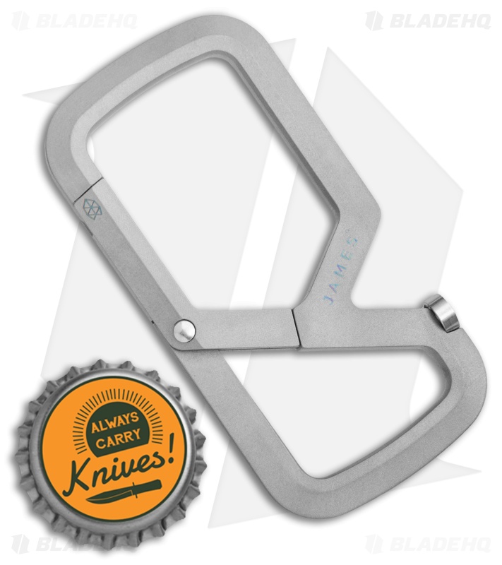 The James Brand Mehlville | Carabiner | Titanium - Blade HQ