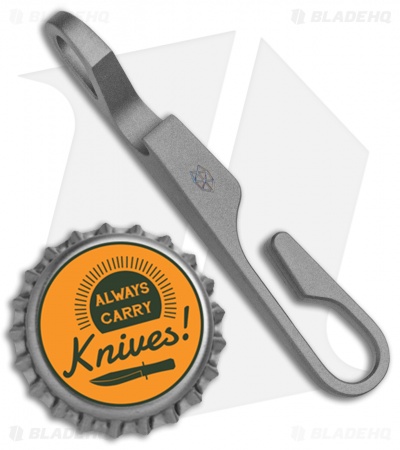 The James Brand The Midland Titanium Key Hook Bottle Opener - Gray