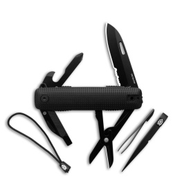 The James Brand The Helton Multi-Tool Black Al Black Blade (10-in-1)