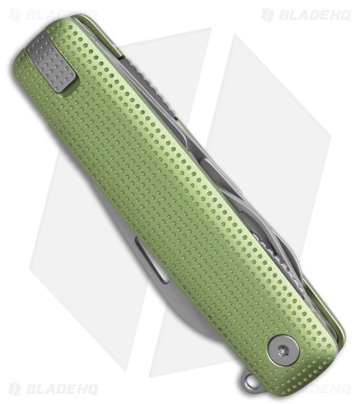 The James Brand The Helton Multi-Tool Grove Green Al Stainless Blade (10-in-1)