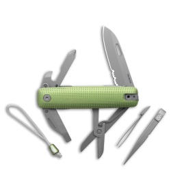 The James Brand The Helton Multi-Tool Grove Green Al Stainless Blade (10-in-1)